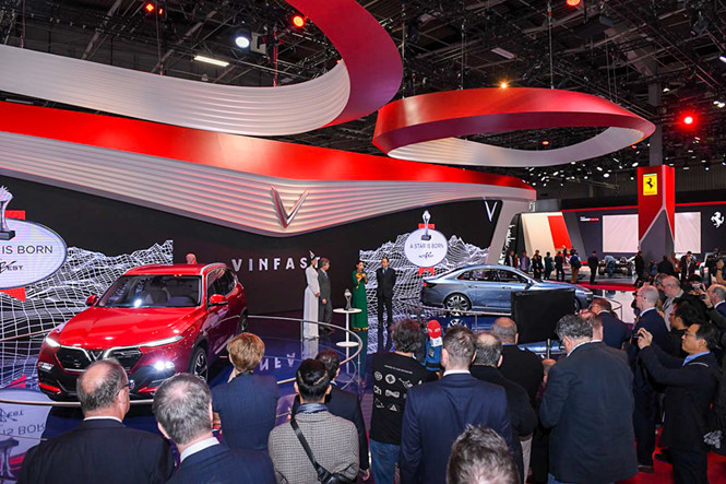 Vinfast Lux Sa2.0 và Vinfast Lux a.0 Tại triển lãm ô tô quốc tế Paris Motor Show